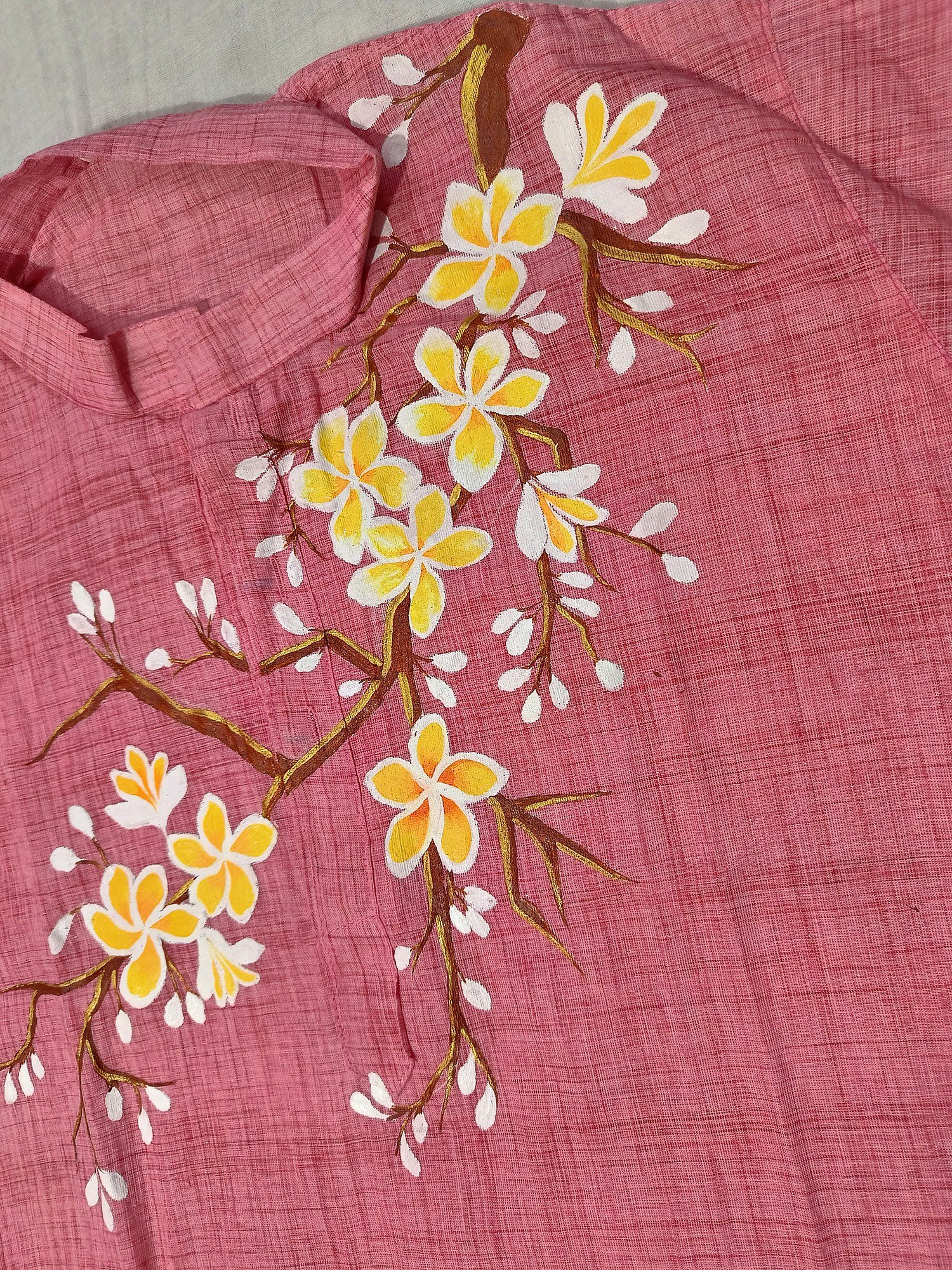 Frangipani Colored Punjabi