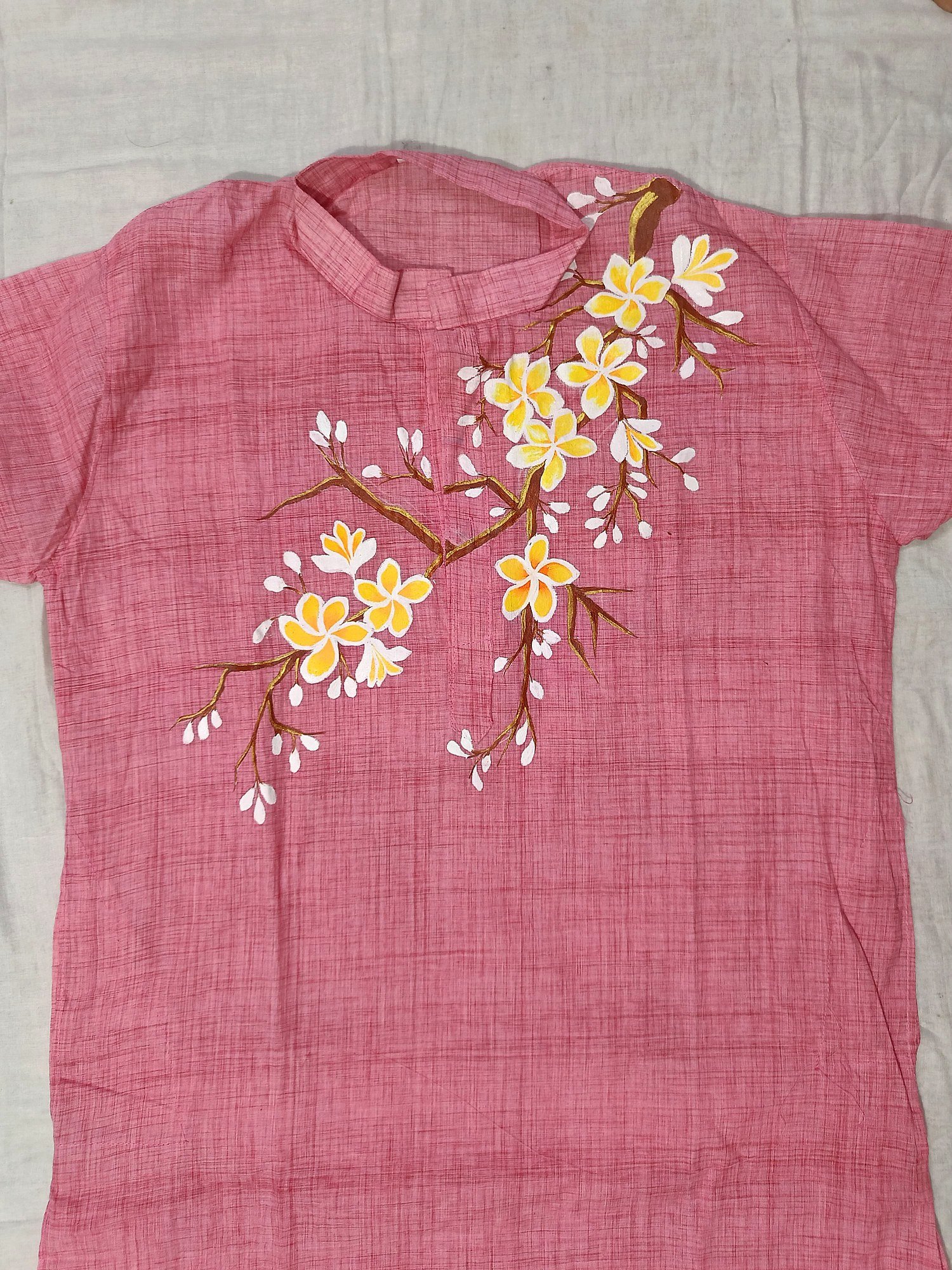 Frangipani Colored Punjabi